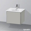 Duravit XSquare vanity unit for hand washbasin mit 1 pull-out compartment matt concrete grey