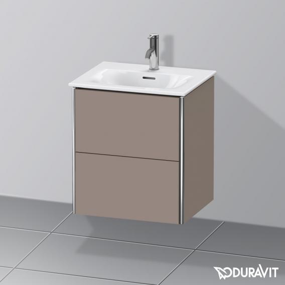 Duravit XSquare vanity unit for hand washbasin with 2 pull-out compartments