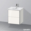 Duravit XSquare 洗手盆盥洗台，附 2 個拉出式隔層