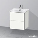 Duravit XSquare 洗手盆盥洗台，附 2 個拉出式隔層