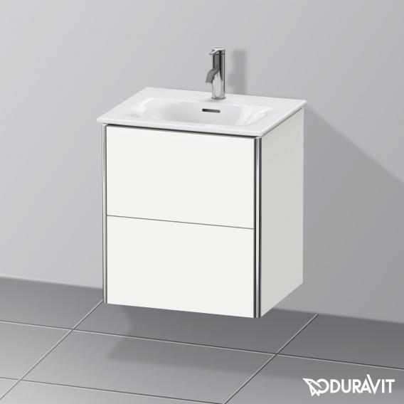 Duravit XSquare vanity unit for hand washbasin with 2 pull-out compartments