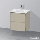 Duravit XSquare 洗手盆盥洗台，附 2 個拉出式隔層
