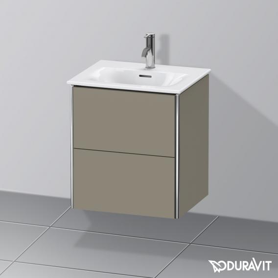 Duravit XSquare vanity unit for hand washbasin with 2 pull-out compartments