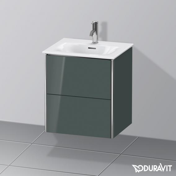 Duravit XSquare vanity unit for hand washbasin with 2 pull-out compartments