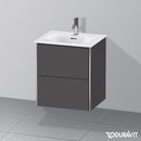 Duravit XSquare 洗手盆盥洗台，附 2 個拉出式隔層