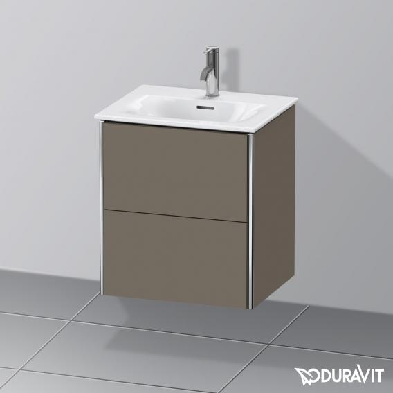 Duravit XSquare vanity unit for hand washbasin with 2 pull-out compartments