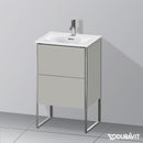 Duravit XSquare 洗手盆盥洗台，附 2 個拉出式隔層