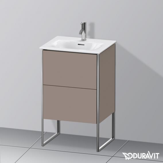 Duravit XSquare vanity unit for hand washbasin with 2 pull-out compartments