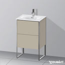 Duravit XSquare 洗手盆盥洗台，附 2 個拉出式隔層