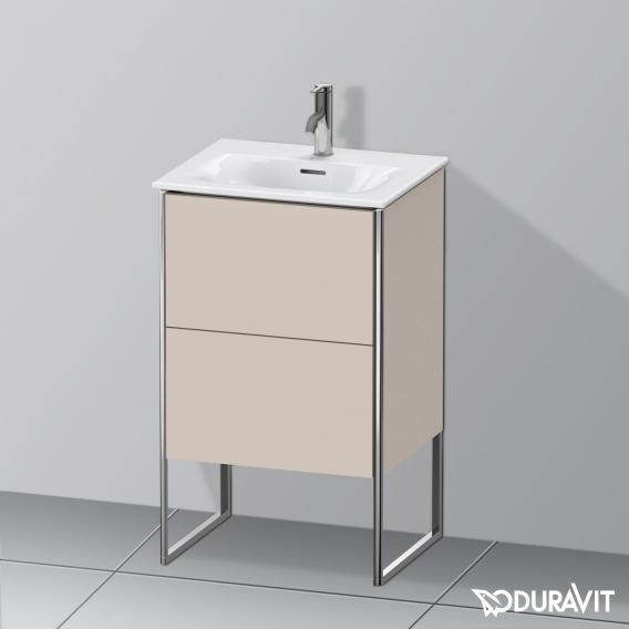 Duravit XSquare vanity unit for hand washbasin with 2 pull-out compartments