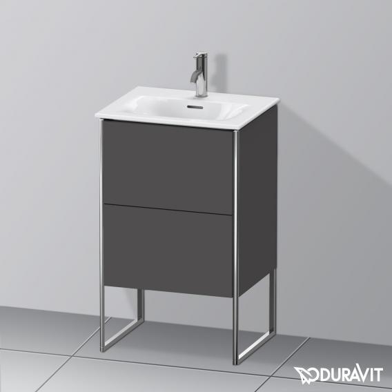 Duravit XSquare vanity unit for hand washbasin with 2 pull-out compartments