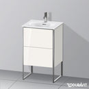 Duravit XSquare 洗手盆盥洗台，附 2 個拉出式隔層