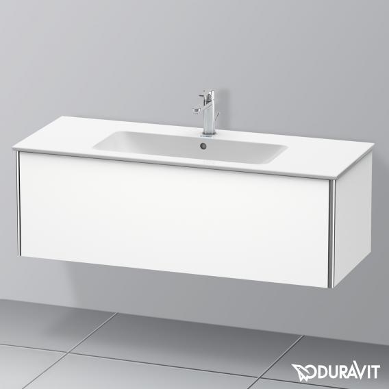 Duravit XSquare vanity unit with 1 pull-out compartment matt white