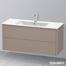 Duravit XSquare vanity unit with 2 pull-out compartments matt basalt