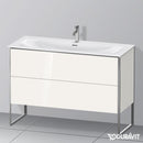 Duravit XSquare vanity unit with 2 pull-out compartments white high gloss