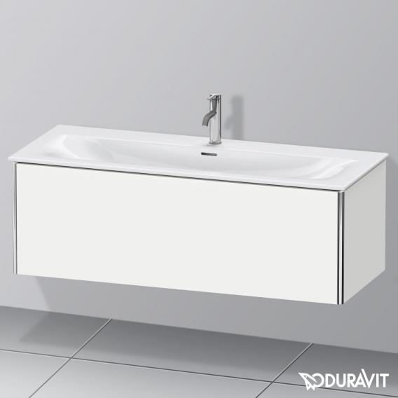 Duravit XSquare vanity unit with 1 pull-out compartment matt white