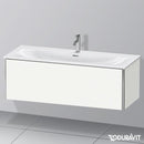 Duravit XSquare vanity unit with 1 pull-out compartment silk matt white