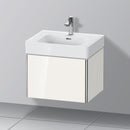 Duravit XSquare vanity unit with 1 pull-out compartment white high gloss