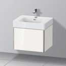 Duravit XSquare vanity unit with 1 pull-out compartment white high gloss