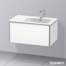 Duravit XSquare vanity unit with 1 pull-out compartment matt white