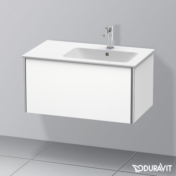 Duravit XSquare vanity unit with 1 pull-out compartment matt white