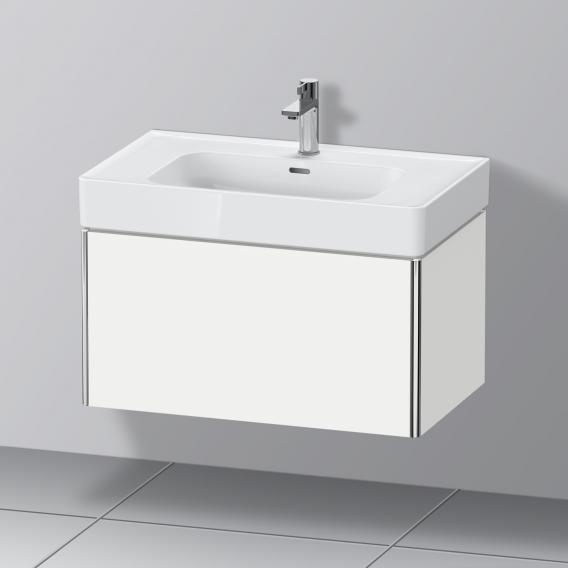 Duravit XSquare vanity unit with 1 pull-out compartment matt white