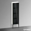 Duravit XViu medium unit with 1 glass door parsol, edge matt black