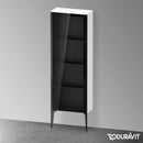 Duravit XViu medium unit with 1 glass door parsol, edge matt black
