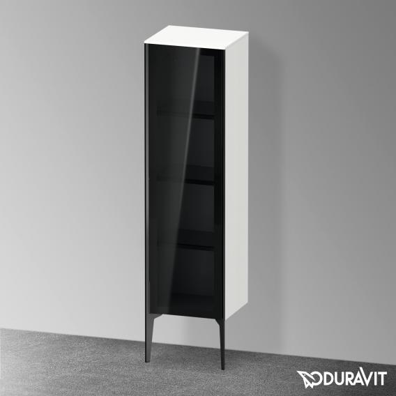 Duravit XViu 中型單元，附 1 個玻璃門遮陽傘，邊緣霧面黑色