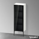 Duravit XViu medium unit with 1 glass door parsol, edge matt black