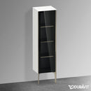 Duravit XViu medium unit with 1 glass door parsol, edge matt champagne