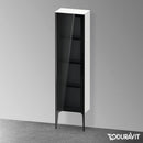 Duravit XViu medium unit with 1 glass door parsol, edge matt black