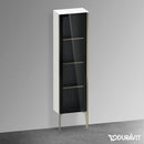 Duravit XViu medium unit with 1 glass door parsol, edge matt champagne