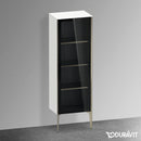 Duravit XViu medium unit with 1 glass door parsol, edge matt champagne