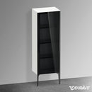Duravit XViu medium unit with 1 glass door parsol, edge matt black