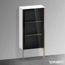 Duravit XViu medium unit with 1 glass door parsol, edge matt champagne