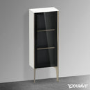Duravit XViu medium unit with 1 glass door parsol, edge matt champagne