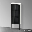 Duravit XViu medium unit with 1 glass door parsol, edge matt black