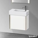 Duravit XViu 洗手盆盥洗台，附 1 個門，輪廓霧面香檳色
