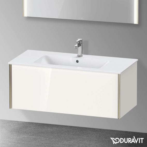 Duravit XViu 梳妝台附 1 個拉出式隔層，無內部系統