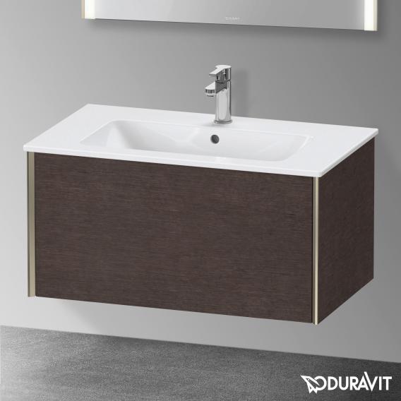 Duravit XViu 梳妝台附 1 個拉出式隔層，無內部系統