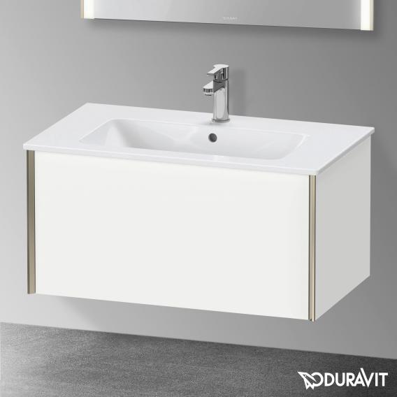 Duravit XViu 梳妝台附 1 個拉出式隔層，無內部系統