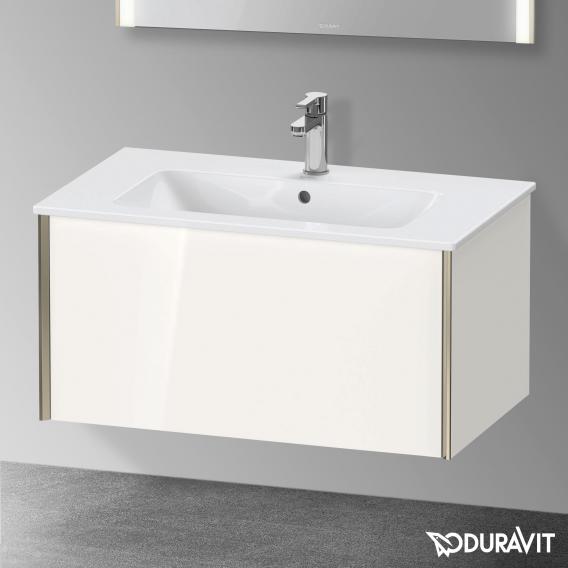 Duravit XViu 梳妝台附 1 個拉出式隔層，無內部系統