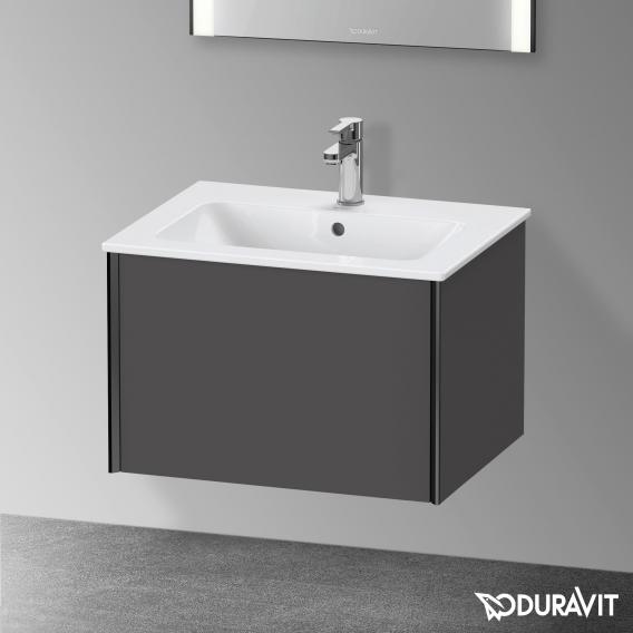 Duravit XViu 梳妝台附 1 個拉出式隔層，無內部系統