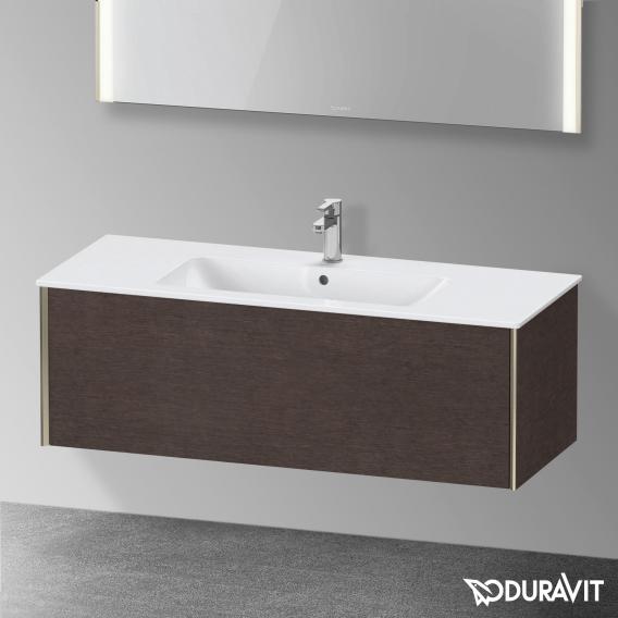 Duravit XViu 梳妝台附 1 個拉出式隔層，無內部系統