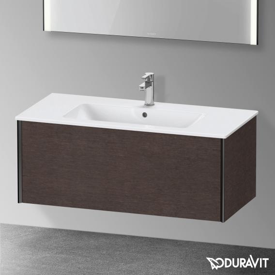 Duravit XViu 梳妝台附 1 個拉出式隔層，無內部系統