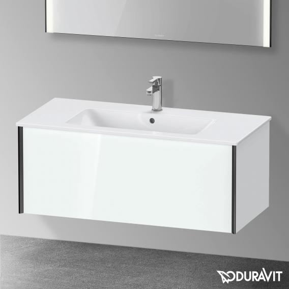 Duravit XViu 梳妝台附 1 個拉出式隔層，無內部系統