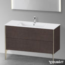 Duravit XViu 梳妝台附 2 個拉出式隔層，無內部系統