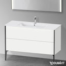 Duravit XViu 梳妝台附 2 個拉出式隔層，無內部系統