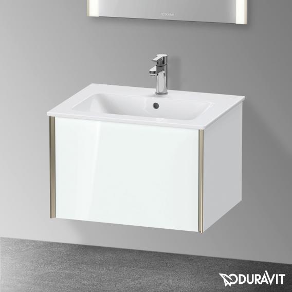 Duravit XViu 梳妝台附 1 個拉出式隔層，無內部系統